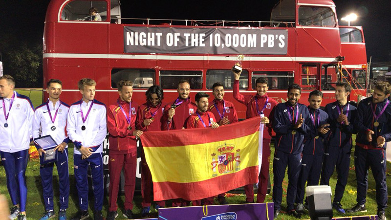 La selecció espanyola va guanyar la Copa d'Europa per equips, amb Mechaal com a protagonista destacat. (Foto: Antonio Serra)