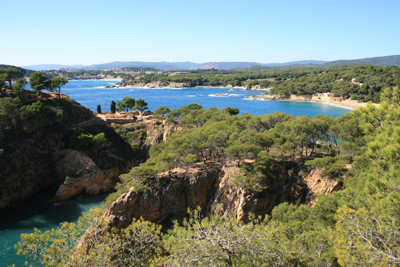 Vista de l'espai natural Castell-Cap Roig.