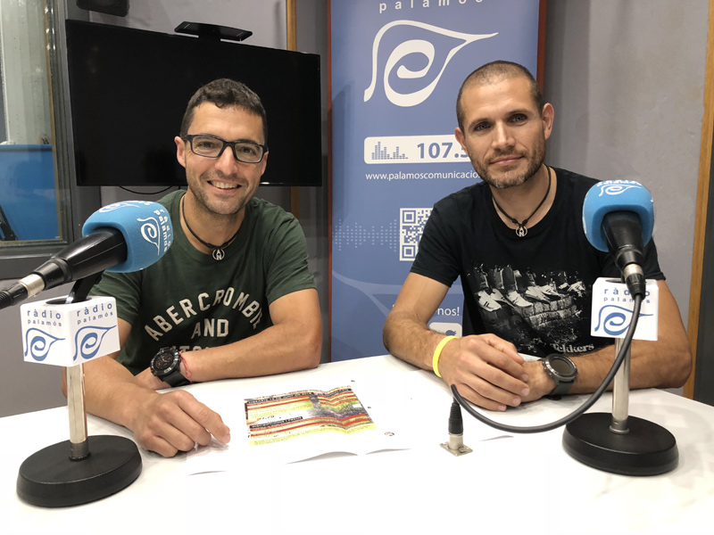 Oriol Borràs i Mikel Silva, del Club Alpí Palamós.