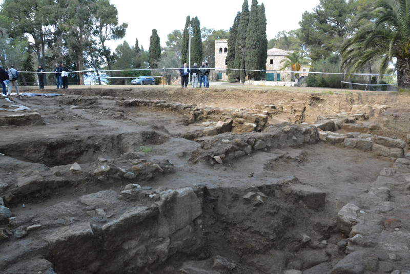 Excavació al jaciment romà del Collet de Sant Antoni. (Foto: Ajuntament de Calonge i Sant Antoni).