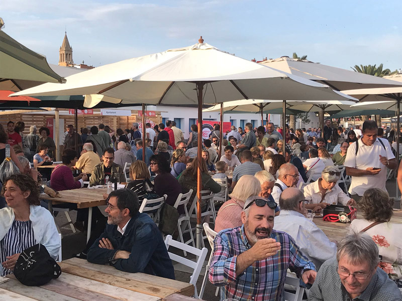 Un moment de la Fira de la Gamba, celebrada aquest dissabte. (Foto: Ajuntament de Palamós).