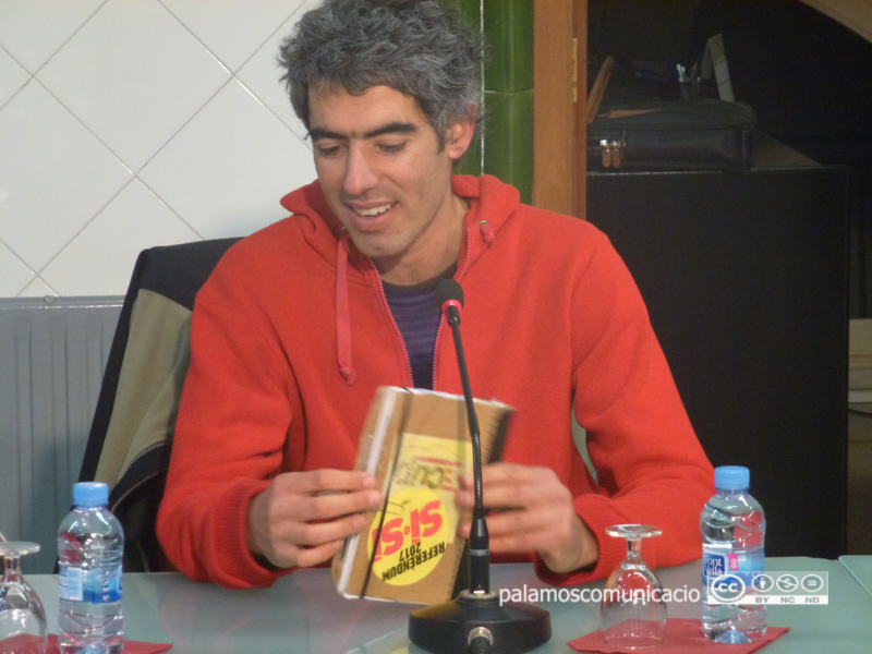 Joan Bohigas, regidor de la CUP a l'Ajuntament de Palamós.