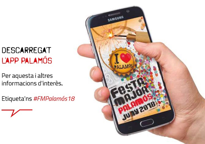 L'APP de l'Ajuntament de Palamós es va posar en marxa l'any passat.