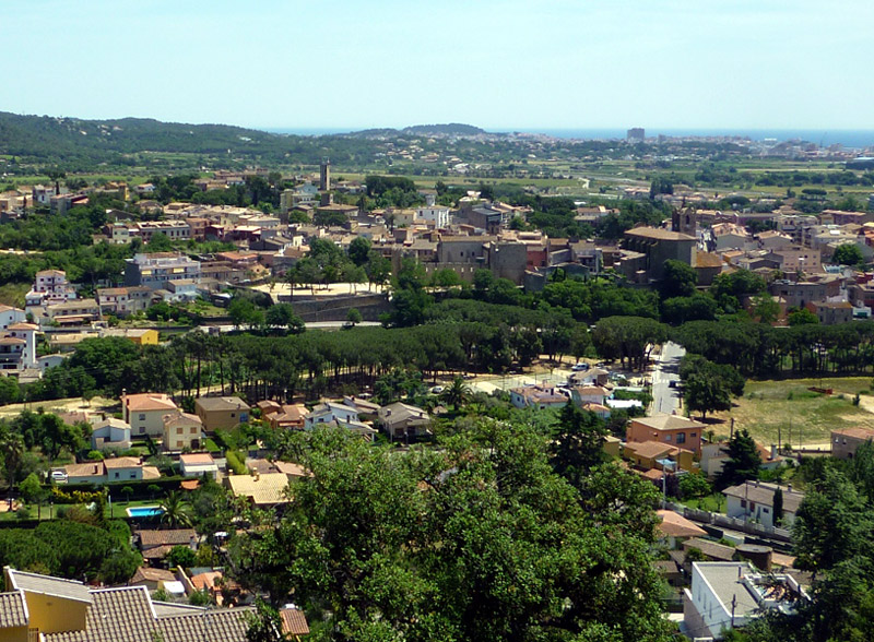 Vista aèria del municipi de Calonge i Sant Antoni.