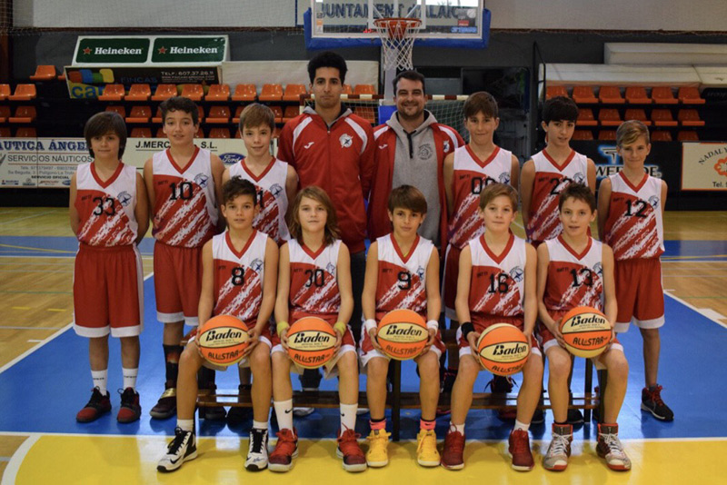 L'equip mini masculí de segon any del Vedruna Palamós . (Foto: Vedruna Palamós).