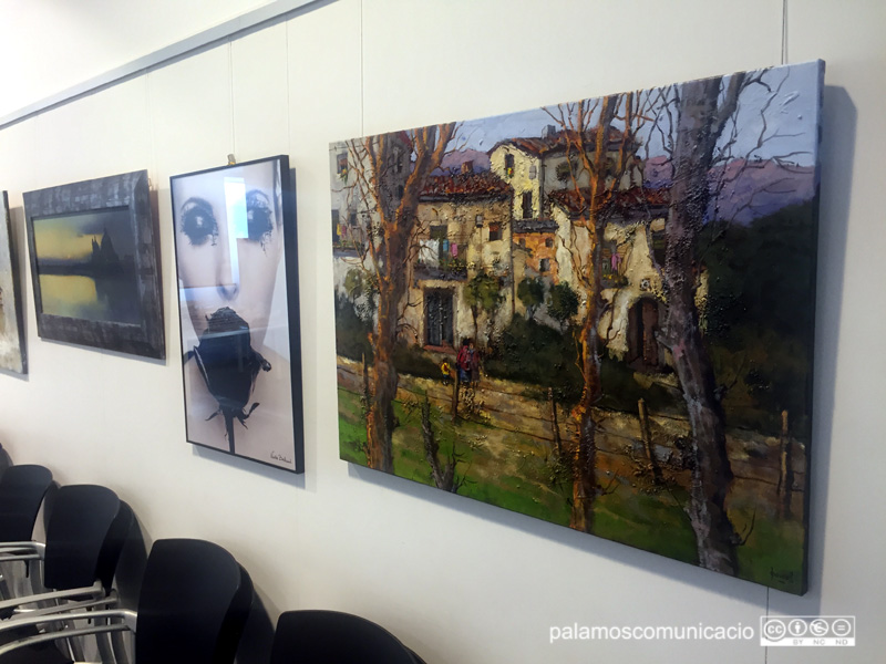 Diferents artistes han cedit una trentena d'obres per a aquesta mostra.