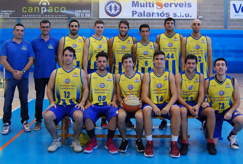 El sènior A del Multiserveis Club Esportiu Palamós.
