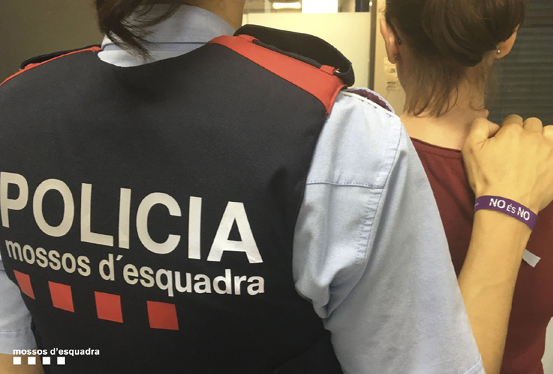 El presumpte autor dels fets va ser detingut pels Mossos d'Esquadra i ahir va ingressar en un centre de menors.