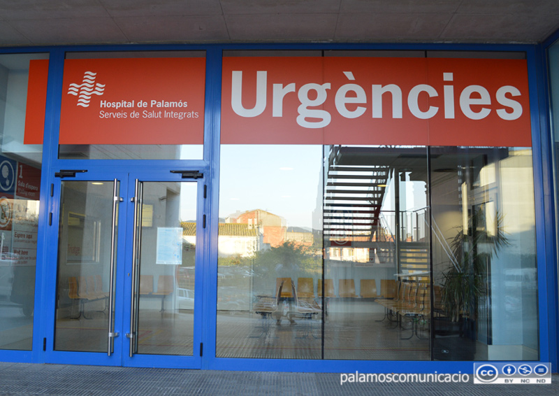 Servei d'Urgències de l'hospital de Palamós.