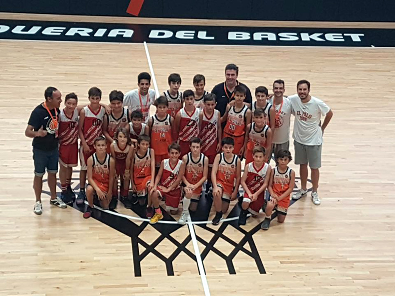 Bona experiència del mini de segon any del Bàsquet Vedruna Palamós a la Copa d'Espanya aleví. (Foto: Facebook Vedruna Palamós).