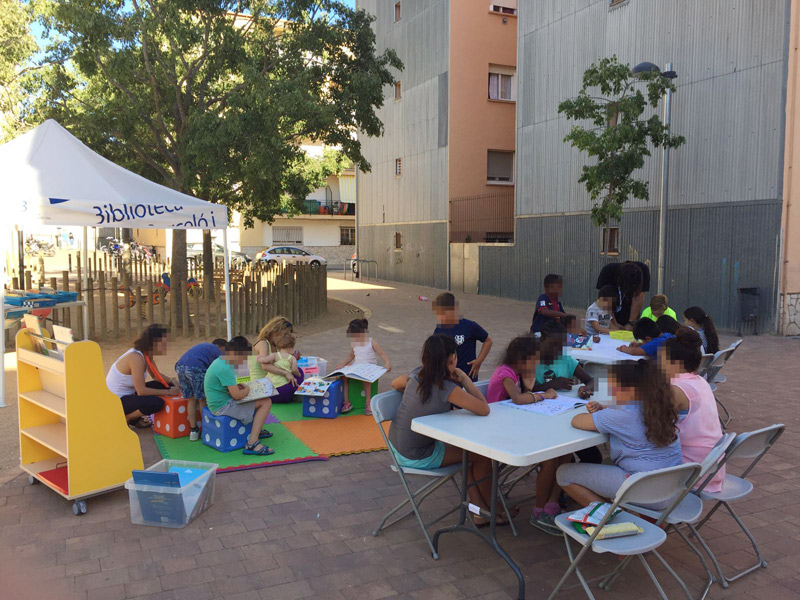 Imatge de l'activitat, l'any passat a la Plaça de Mas Guàrdies.