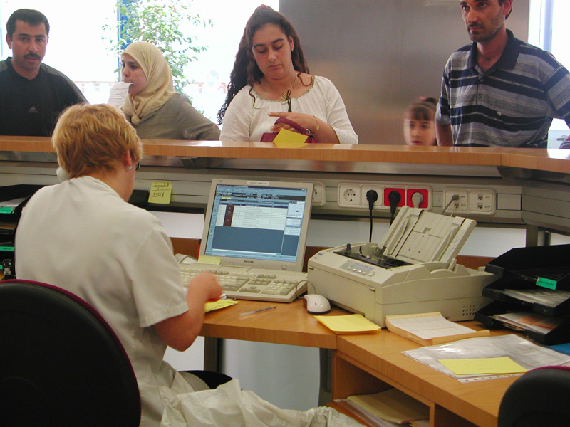 Consultes a l'hospital de Palamós.