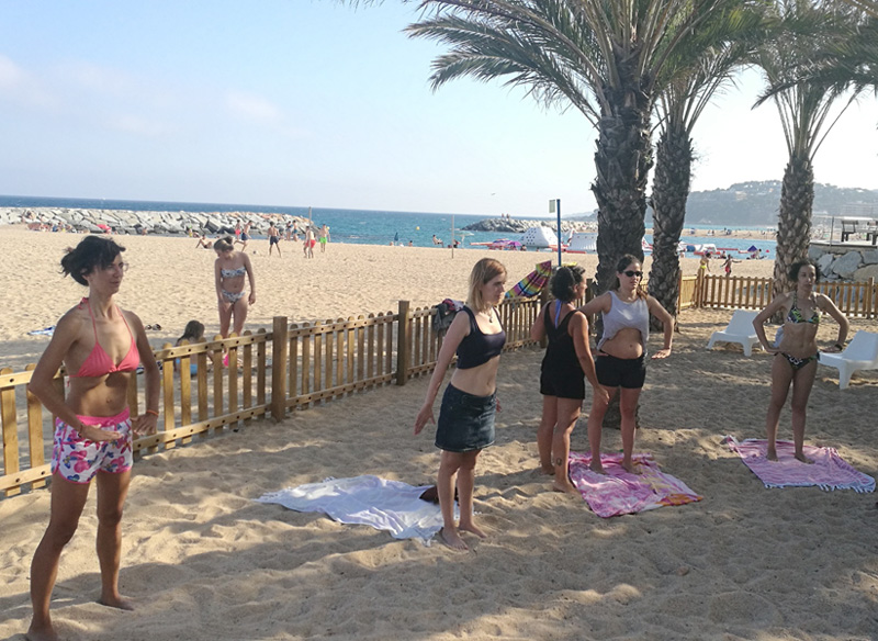L'Espai Nadó a l'espigó del Mig de la platja de Sant Antoni. (Foto: Ajuntament de Calonge i Sant Antoni).