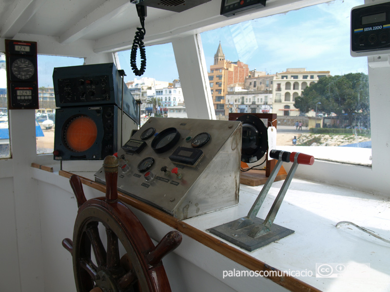 Interior de la barca de peix 'La Gacela'. (Foto: Museu de la Pesca).