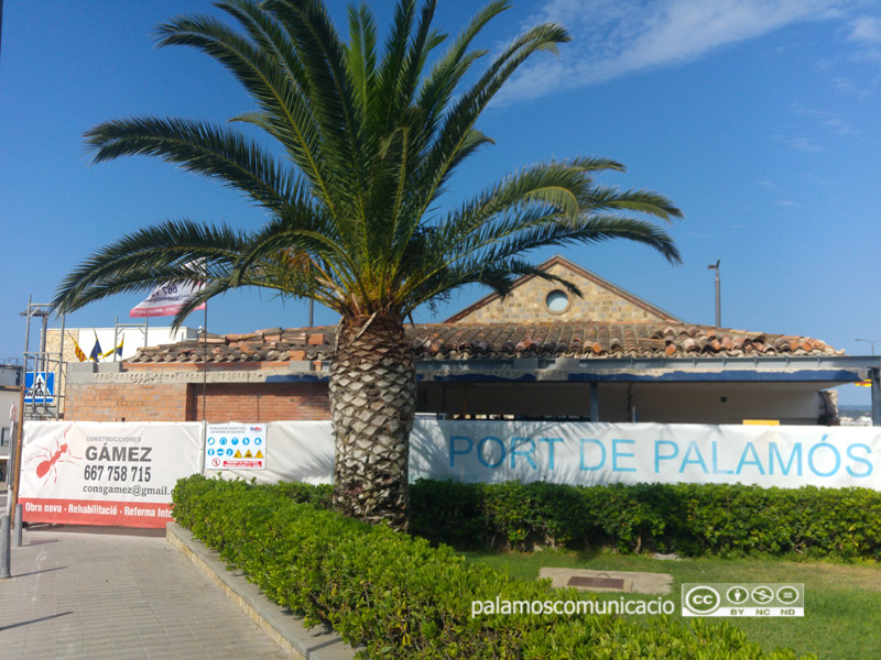 El mòdul del port que ara s'està rehabilitant.