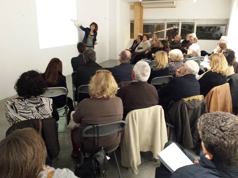 La regidora Natàlia Casellas presentant el projecte. (Foto: Ajuntament de Palamós).