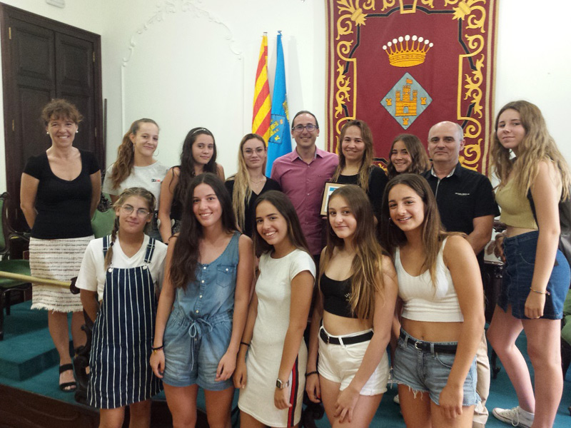 L'Ajuntament de Palamós ha homenatjat a les campinones de 