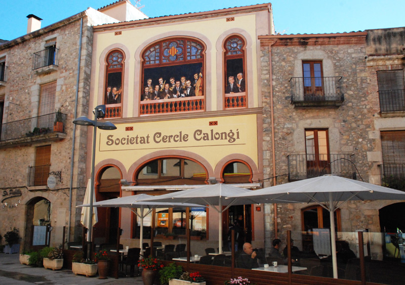 El Cercle Calongí, al centre històric de Calonge.