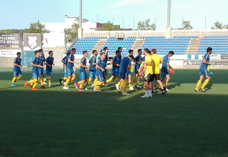 Primer partit oficial del Palamós 2017-2018, demà contra el Badalona. (Foto: J. Bujer).