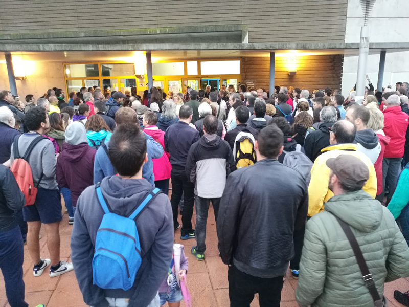 El Pavelló va ser un dels punts de votació que hi va haver a Calonge l'1 d'octubre. (Foto: Ajuntament de Calonge i Sant Antoni).
