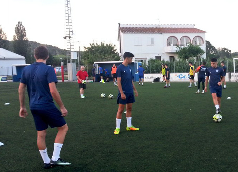 Entrenament del juvenil en una foto d'arxiu. 