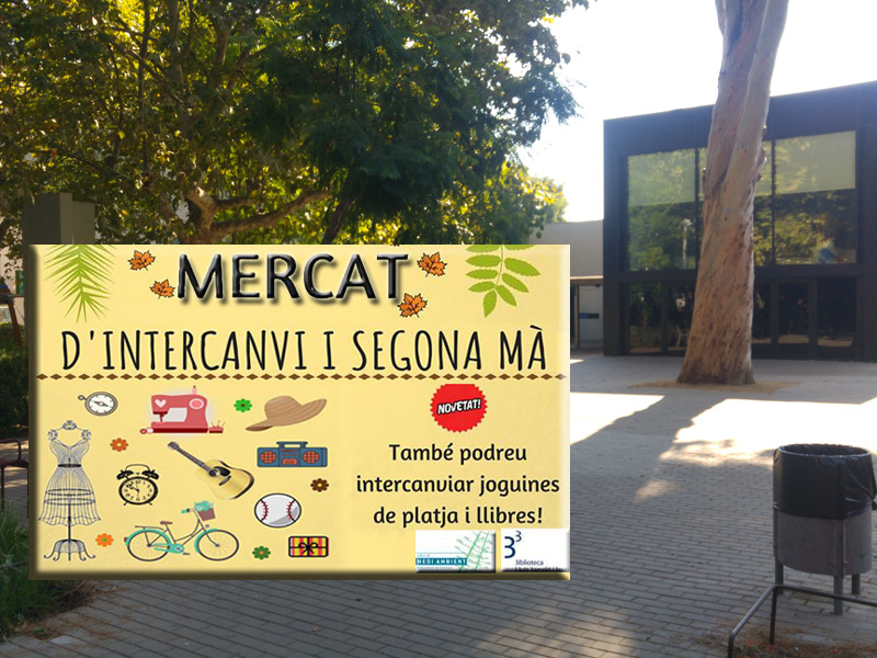 El mercat es fa a la plaça dels Països Catalans.