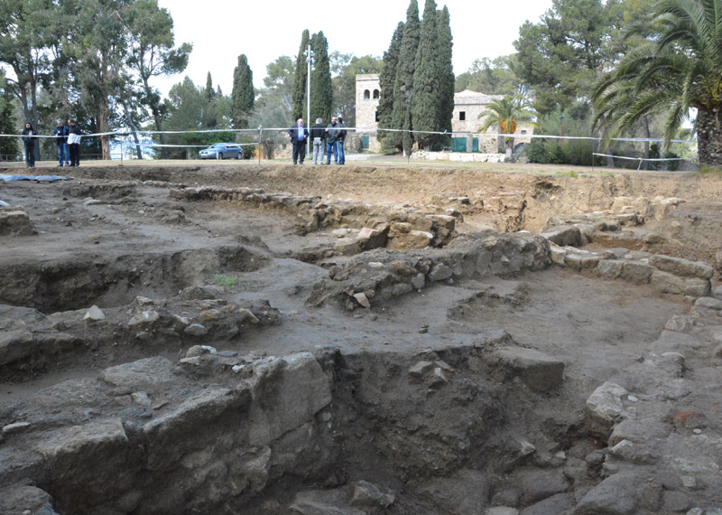 Excavacions al Collet en una imatge d'arxiu. (Foto: Ajuntament de Calonge i Sant Antoni).