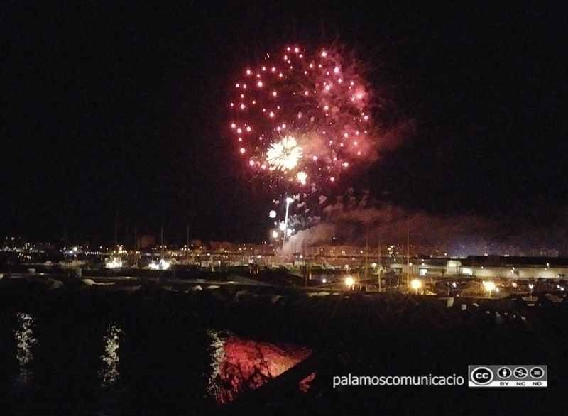 Els focs van tancar ahir la Festa Major 2018.