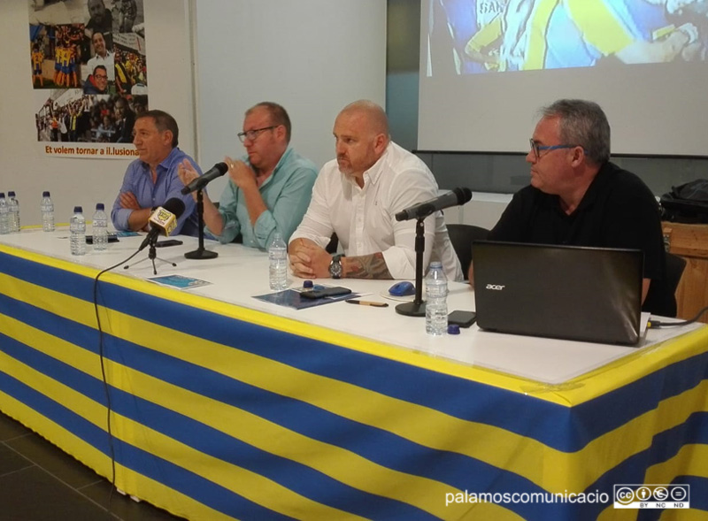 Presentació de la candidatura de Junts pel Degà, aquest dissabte a la Biblioteca.