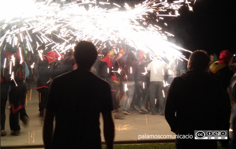 El popular correfoc és una de les activitats principals de la Festa Major de Sant Antoni.