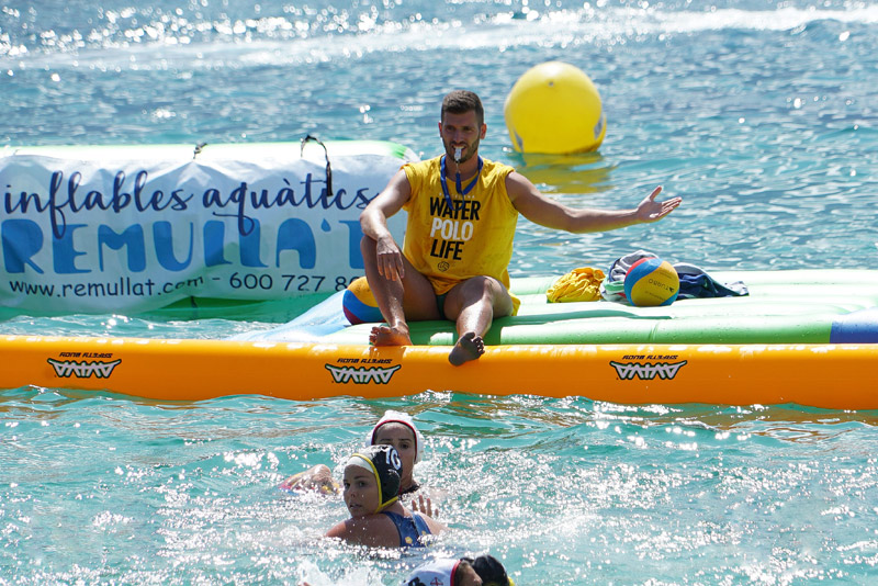 El Beach Water Polo Costa Brava s'ha disputat aquest darrer cap de setmana a la platja Gran. (Foto: BIWPA).