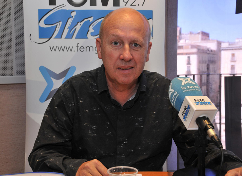 El secretari general d’UGT a les comarques gironines, Xavier Casas. (Foto: FeM Girona).