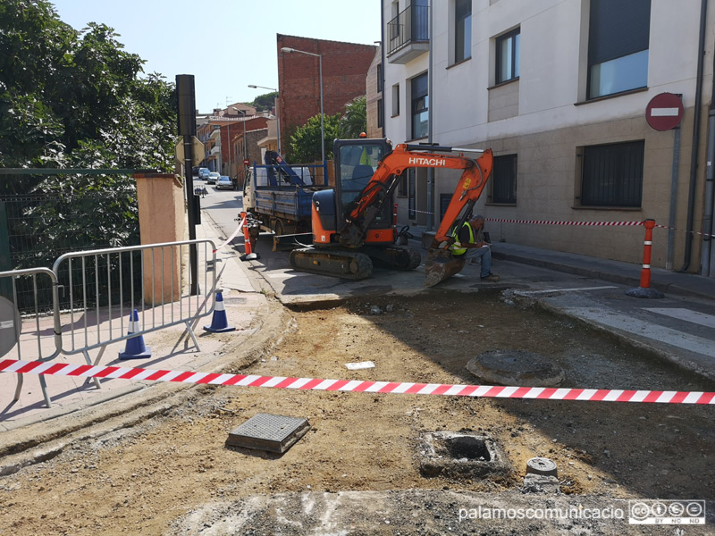 Les obres obliguen a tallar el trànsit fins demà divendres.