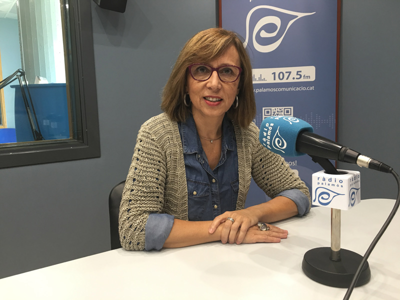 Teresa Ferrés, portaveu del PSC a l'Ajuntament de Palamós.