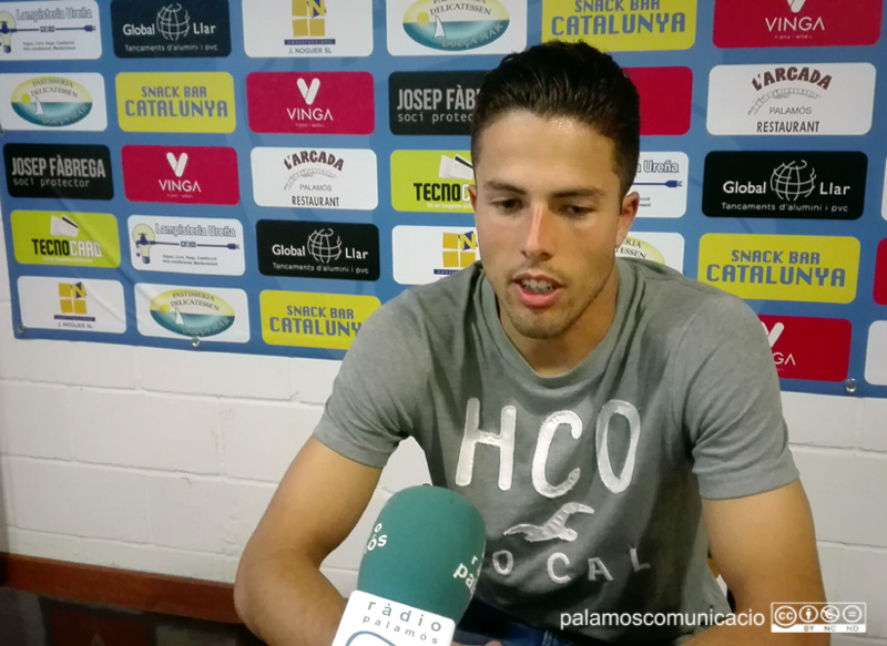 Genís Balaguer va ser l'autor del gol del Palamós.
