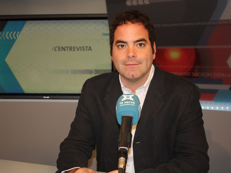David Saldoni és el president de l'Associació Catalana de Municipis. (Foto: La Xarxa).