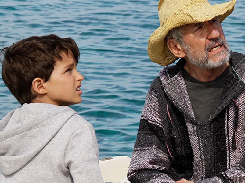 José Sacristán, a la dreta, protagonitza 'Formentera Lady'. (Foto: ciclegaudi.cat).
