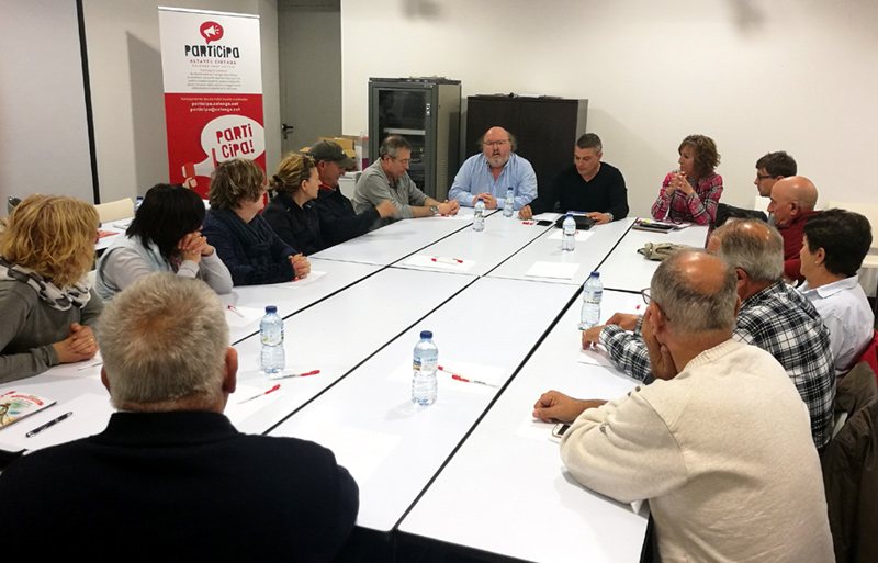 Una sessió de participació ciutadana de barri. (Foto: Ajuntament de Calonge i Sant Antoni):