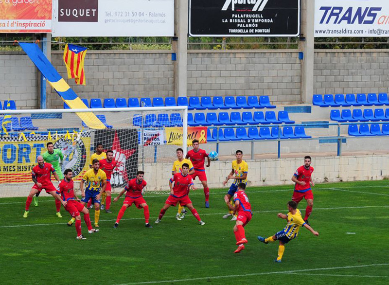 El Palamós mirarà d'aconseguir una victòria a casa aquest diumenge. (Foto: Quim Roca).