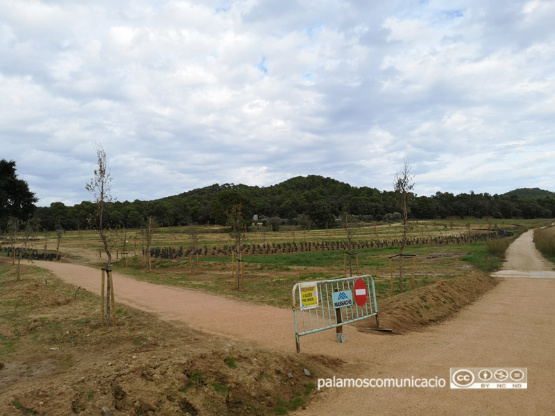 El nou aparcament de Castell.