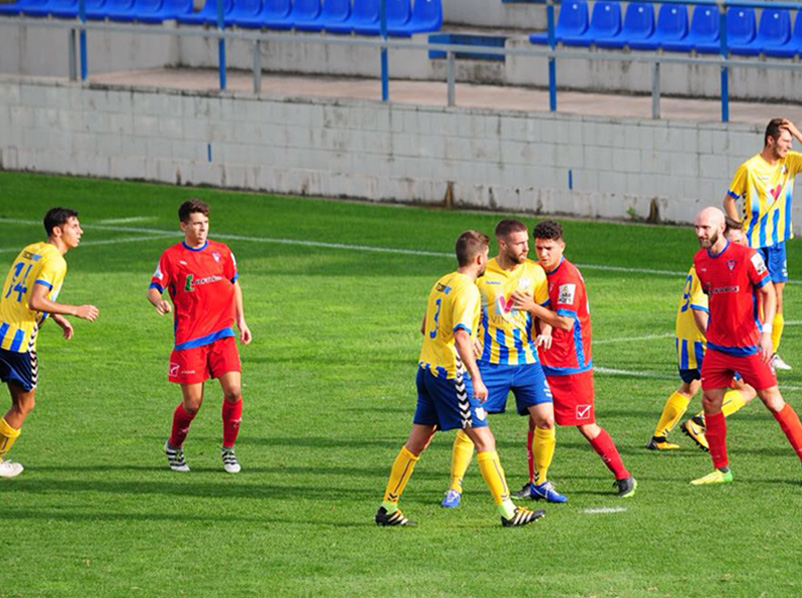 El Palamós CF està en ratxa i ha agafat ja el pols a la Primera Catalana. (Foto: Quim Roca).