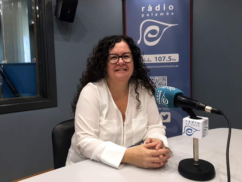 Raquel Gallego, regidora del PSC a l'Ajuntament de Palamós.