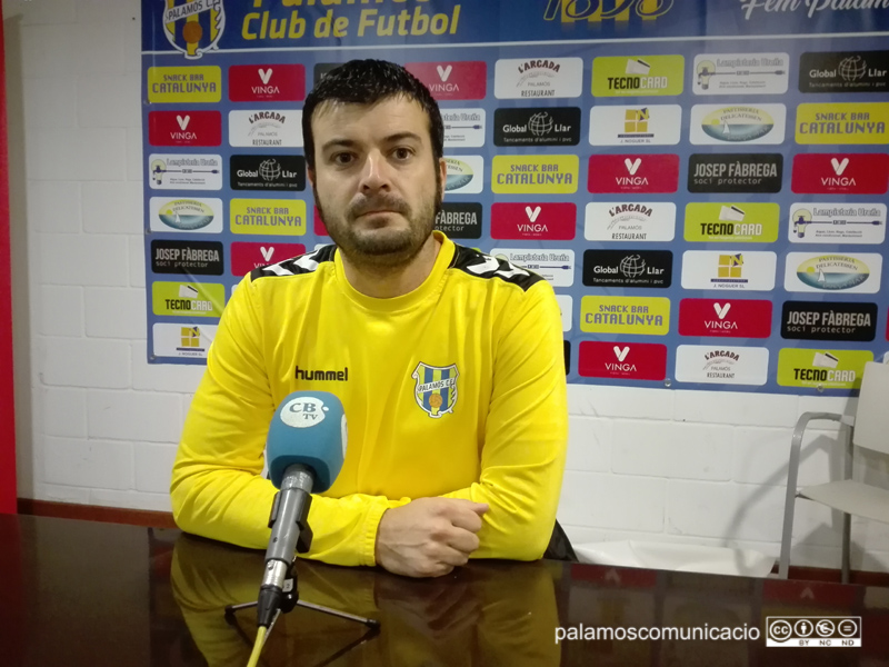 Albert Parés, segon entrenador del Palamós CF.