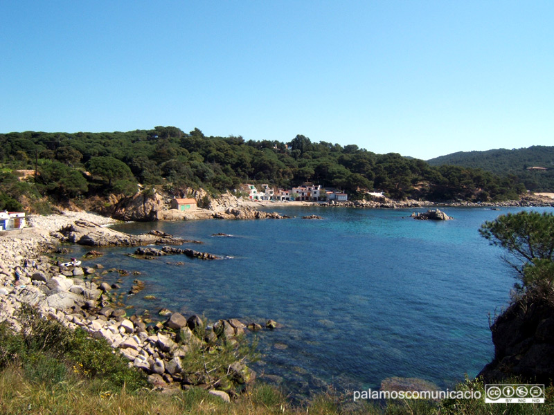 El front marítim de Palamós, a la zona de s'Alguer.