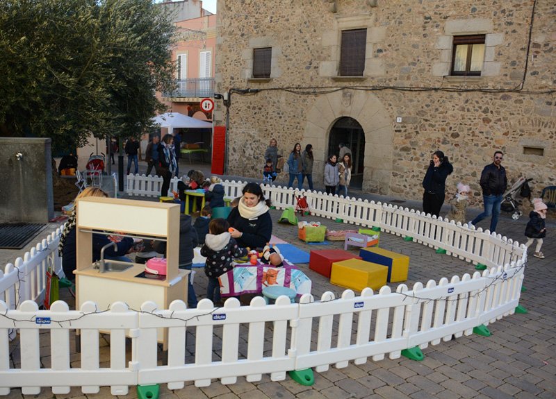 Imatge del parc de Nadal de Calonge de l'any passat. (Foto: Ajuntament de Calonge i Sant Antoni).