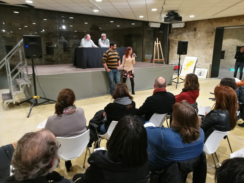 La Subhasta d’Art Solidària es va fer dissabte al castell de Calonge. (Foto: Ajuntament de Calonge i Sant Antoni).