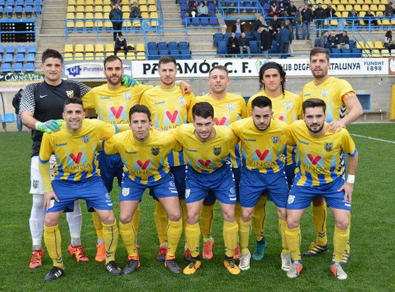 Onze del Palamós del cap de setmana passat. (Foto: Sergi Cortés).