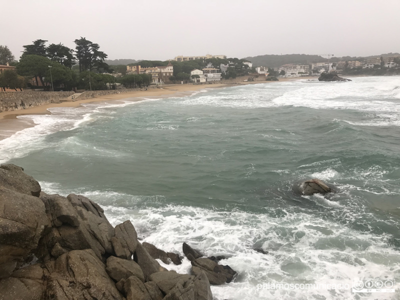 Temporal a La Fosca en una imatge d'arxiu.