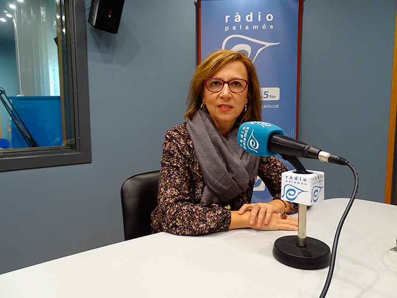 Teresa Ferrés, portaveu del PSC a l'Ajuntament de Palamós.