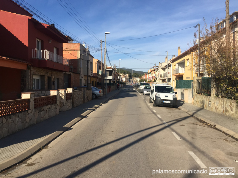 El carrer de Gaspar Matas, al barri de Pla d'Es Pla.
